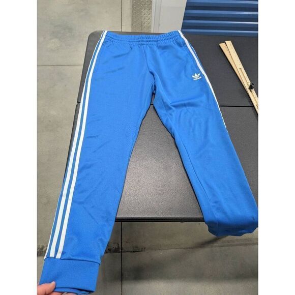 Adidas Originals Nylon Pants Scally Trackies Blue Medium - Picture 2 of 8